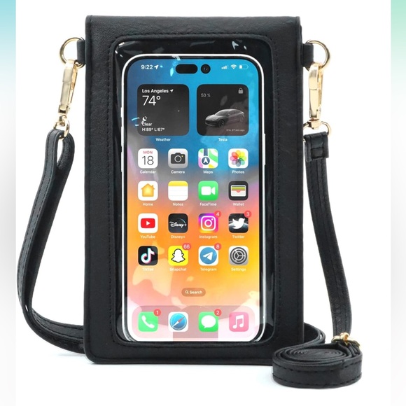 AnsTOP Crossbody Cell Phone Wallet Purse with Adjustable/Removable 27” Strap - Picture 15 of 15